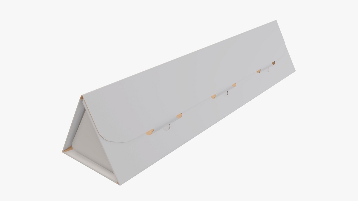 Triangular tube cardboard box