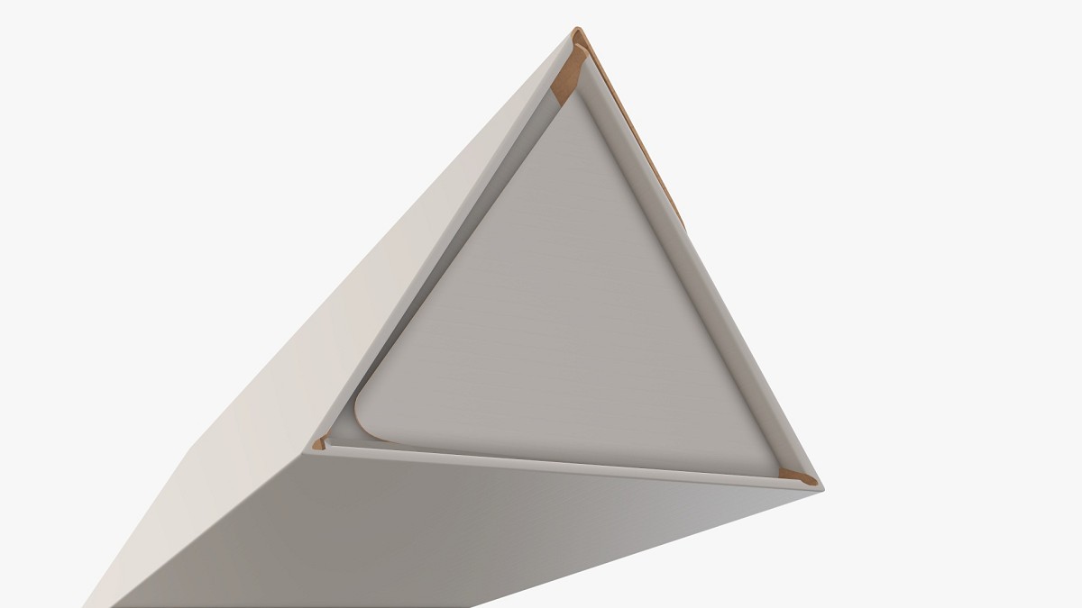 Triangular tube cardboard box