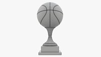 Trophy basketball ball
