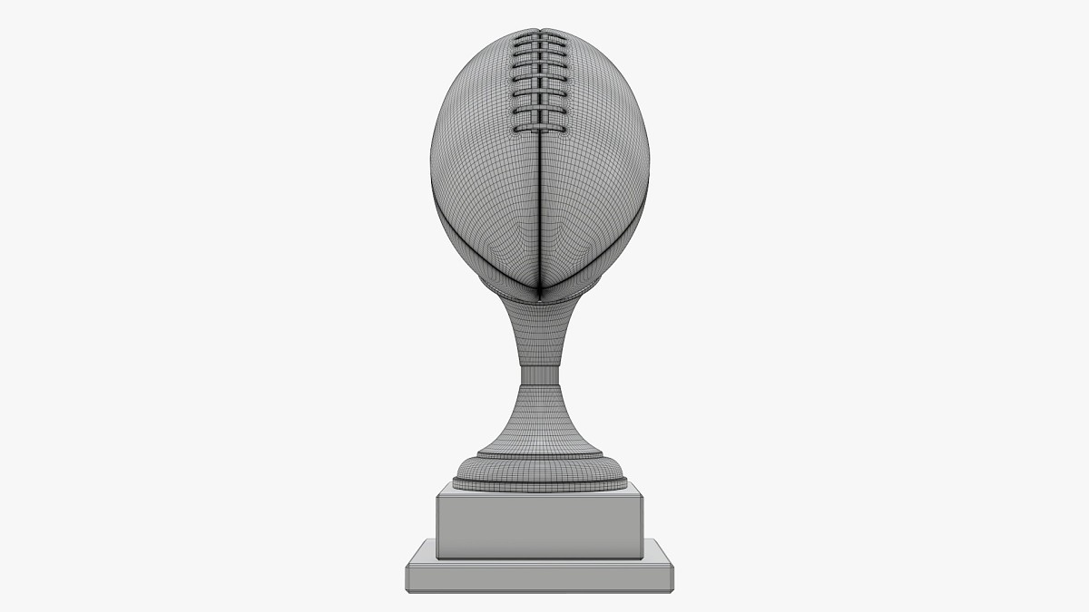 Trophy football ball