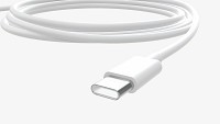 USB-C to USB cable white