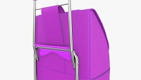 Utility foldable cart with bag