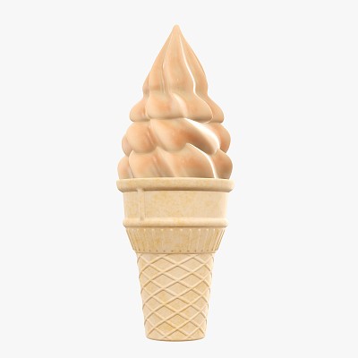Waffle cone ice cream 01
