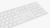 Wireless keyboard white