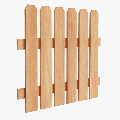 Wooden Fence 02