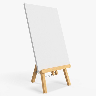 Wooden easel painting 01