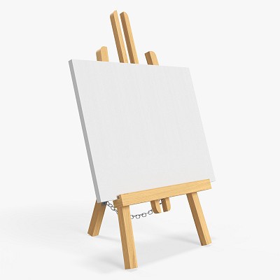 Wooden easel painting 02