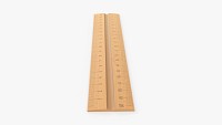 Wooden ruler 01