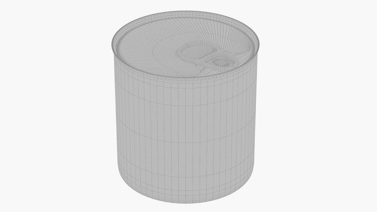 Canned food round tin metal aluminum can 05