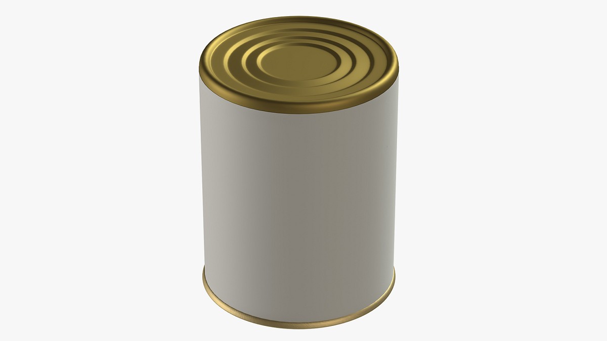 Canned food round tin metal aluminum can 12