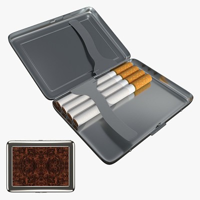 Cigarette case 03 open