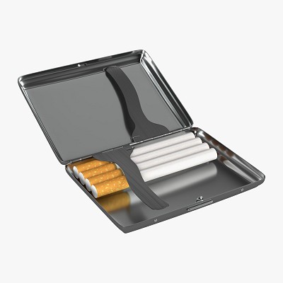 Cigarette case 04 open