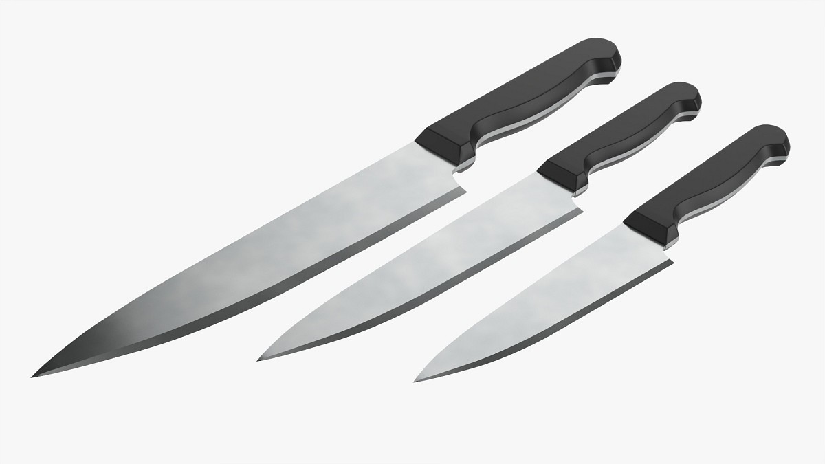 Kitchen knives various sizes