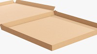Pizza cardboard box open 03