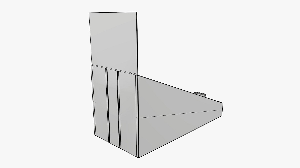Product display cardboard stand 01