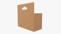 Retail hanging cardboard box 01