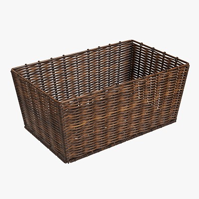 Basket 02 dark brown