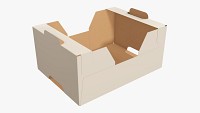 Cardboard retail tray box 01