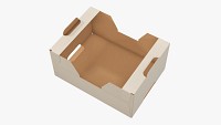 Cardboard retail tray box 01