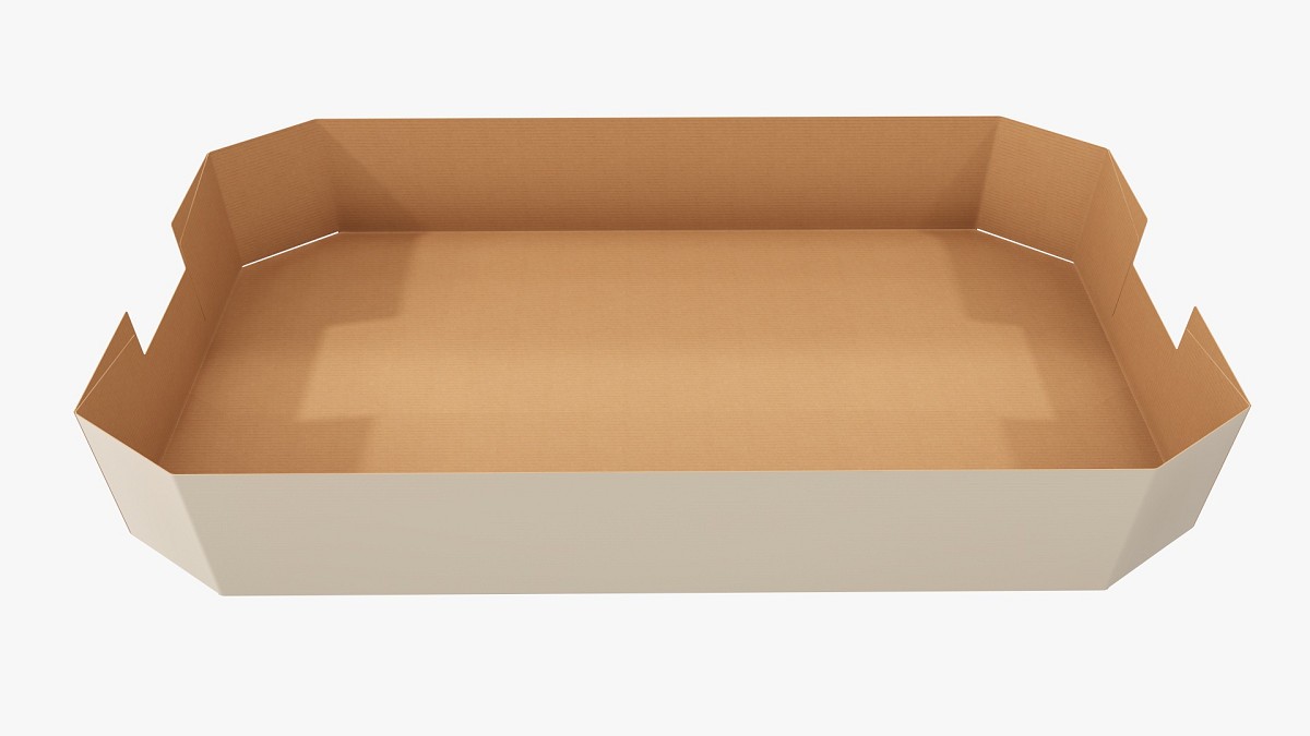 Cardboard retail tray box 04