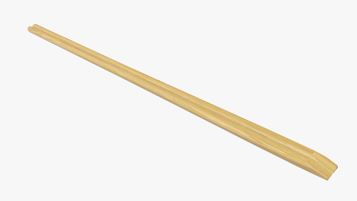 Chopsticks wood in paper packaging