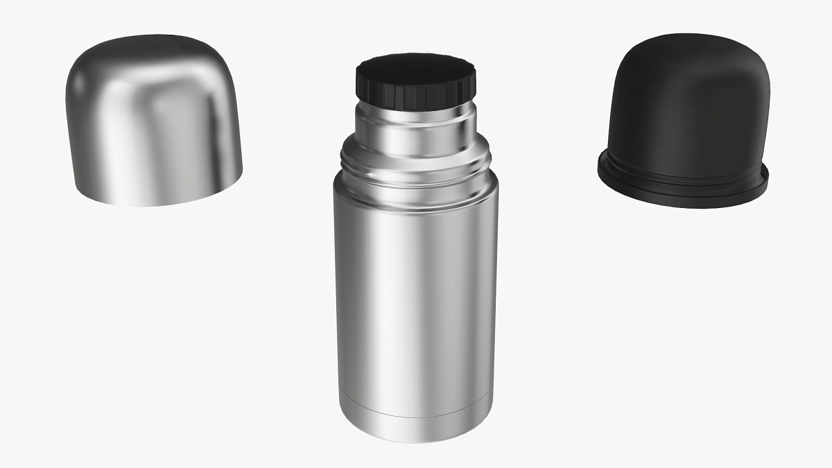 Thermos small stainless steel with cup