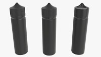 Vapor liquid bottle medium box black cap