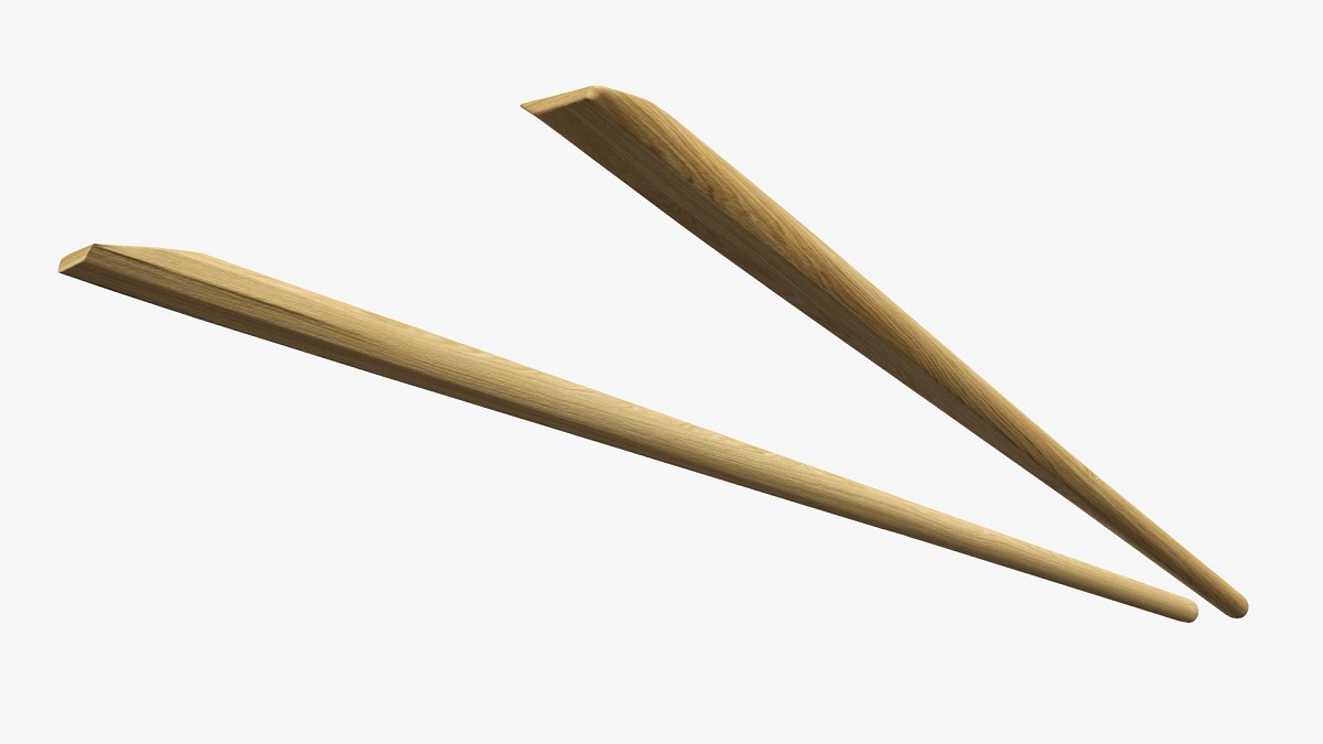 Chopsticks wooden separated