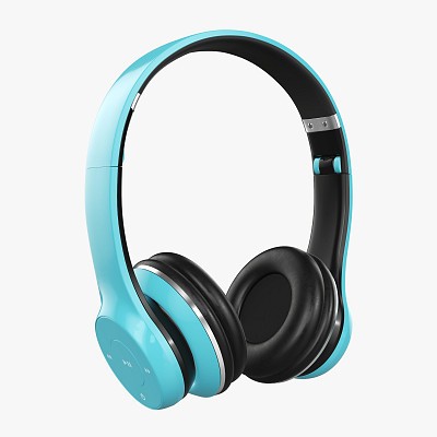 Headphones wireless blue