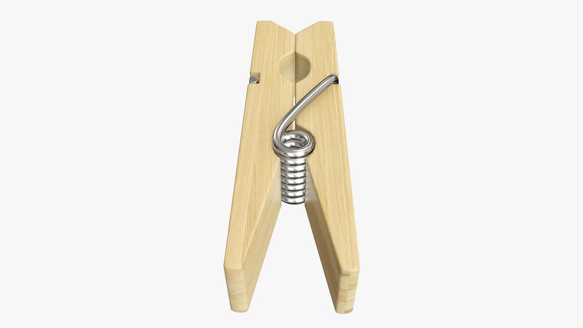 Wooden clothes peg clothespin