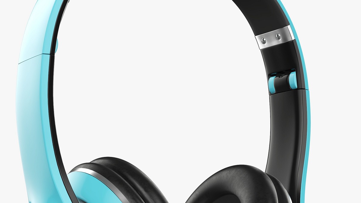 Headphones bluetooth blue