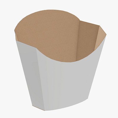 French fries paper box 01