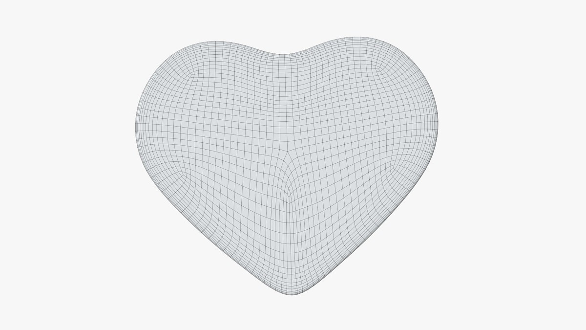 Metal tin can heart shape