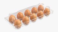 Egg plastic package 10 eggs v2