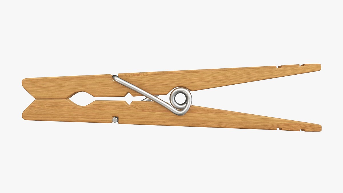 Wooden long clothes peg clothespin