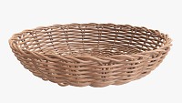 Wicker basket light brown