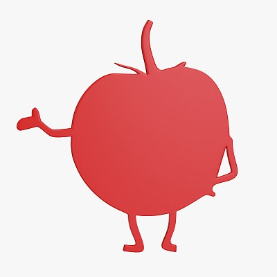 Tomato character magnet