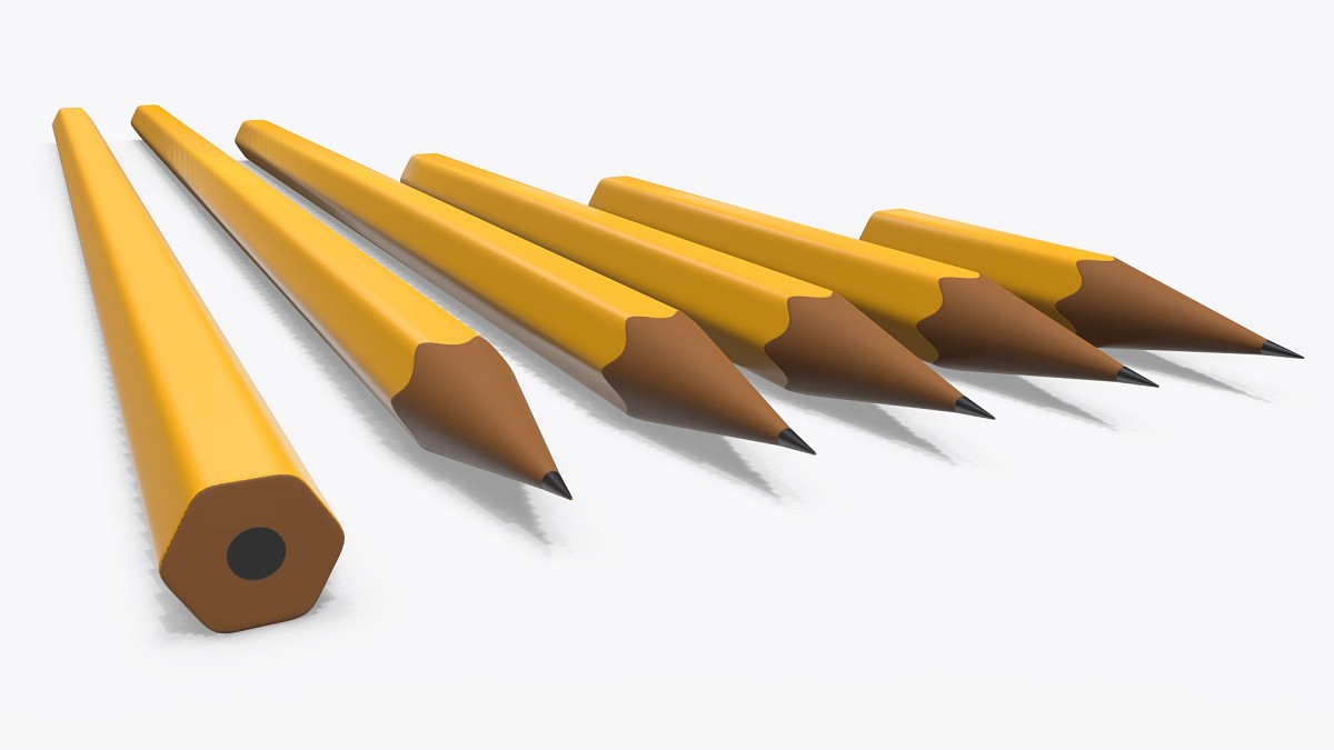 Pencils various sizes
