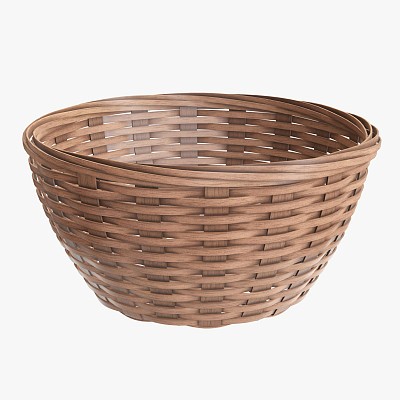 Basket edged light brown