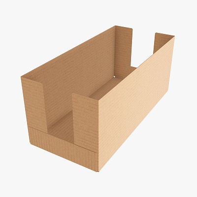 Short tray cardboard box