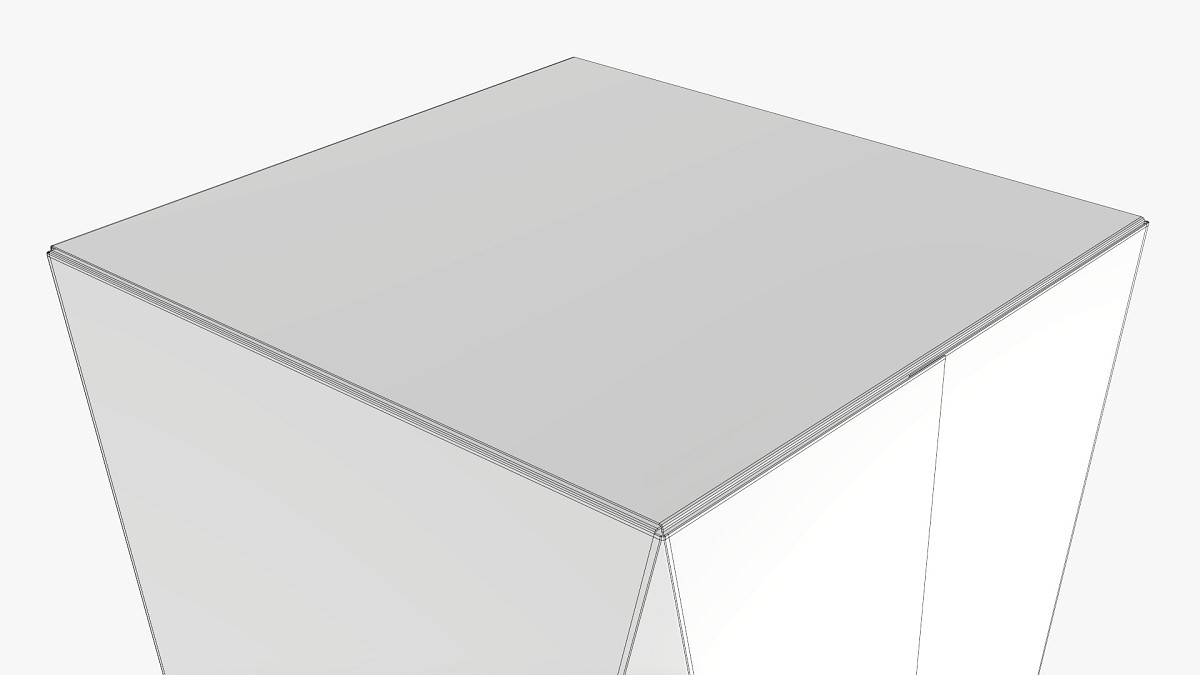 Packaging box with beveled corners 01