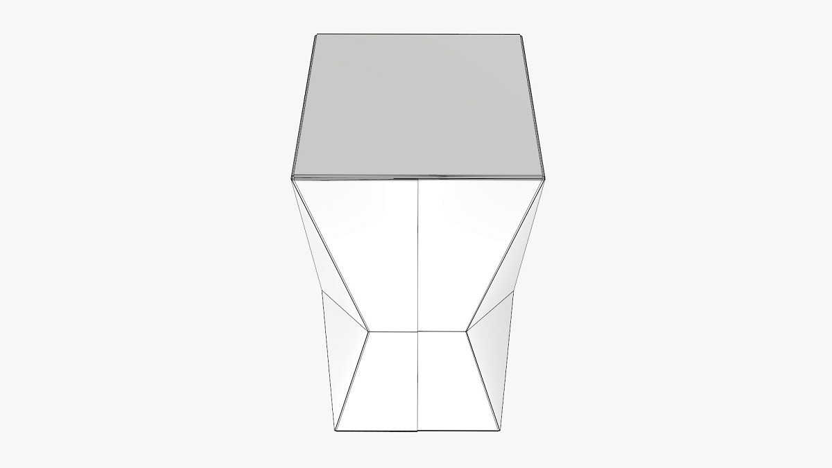 Packaging box with beveled corners 02
