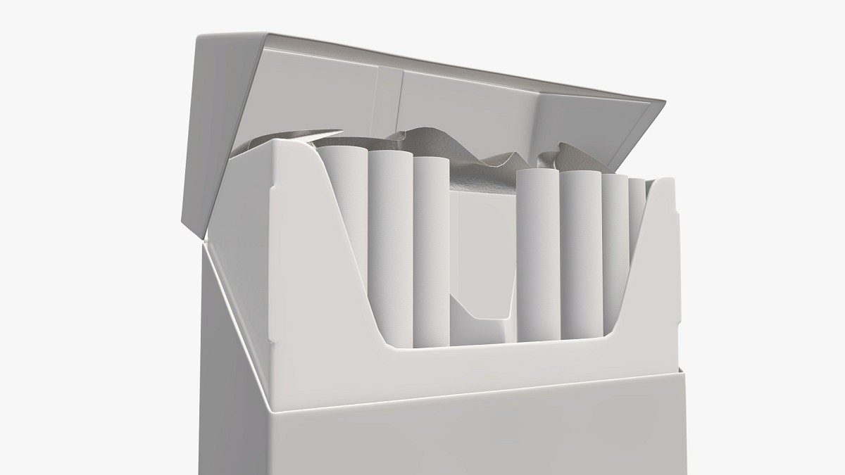 Cigarettes super slim pack opened