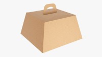 Birthday cake carrier carboard corrugated box