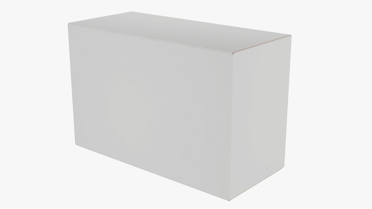 Box with display window cardboard 01