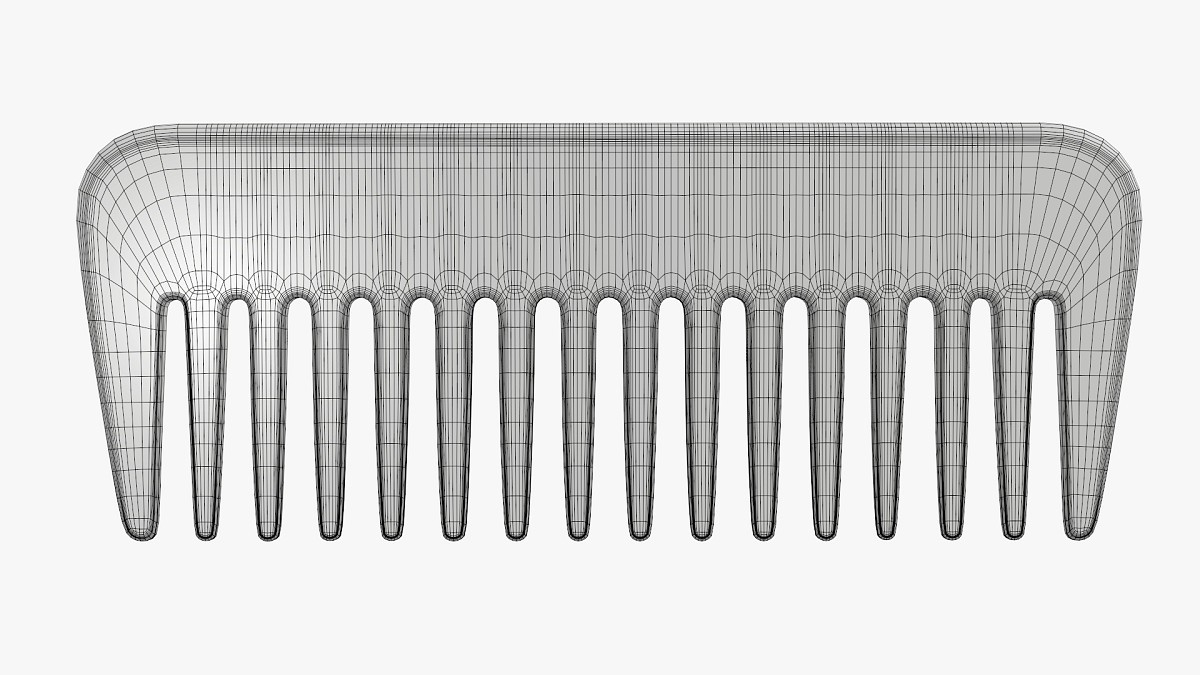 Hair comb wooden type 1