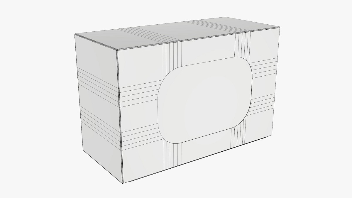 Box with display window cardboard 01