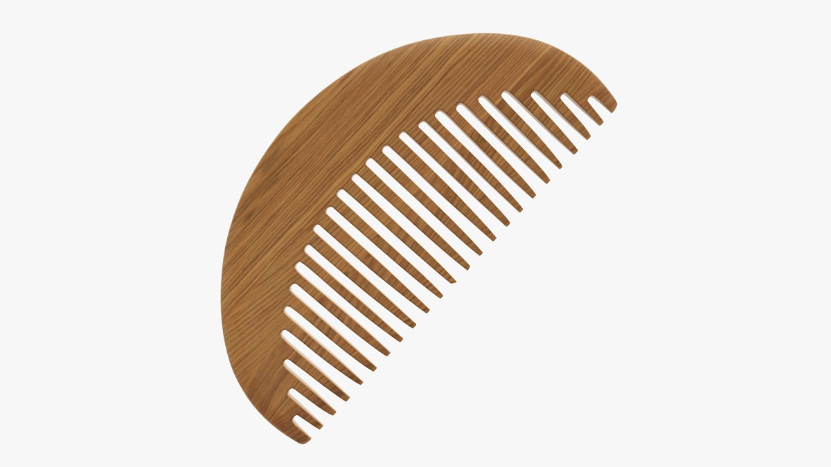 Hair comb wooden type 2
