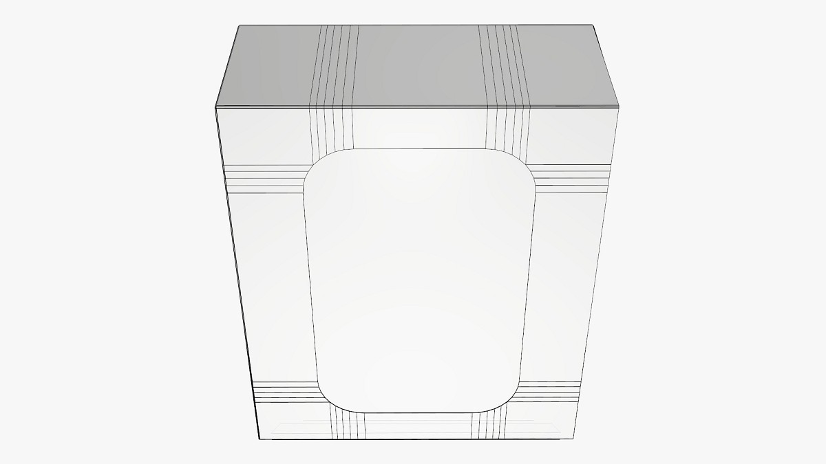 Box with display window cardboard 03