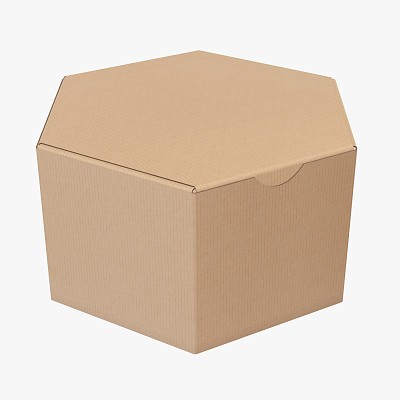 Hexagonal paper box 1 